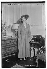 Nancy Lancaster Perkins standing in 1916